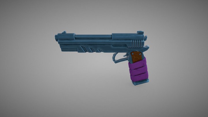 Pistola_low 3D Model