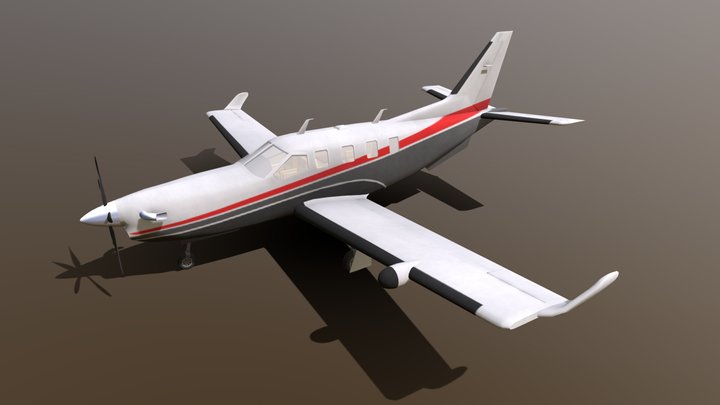 Daher TBM 930 – Modello 3D gratuito STL