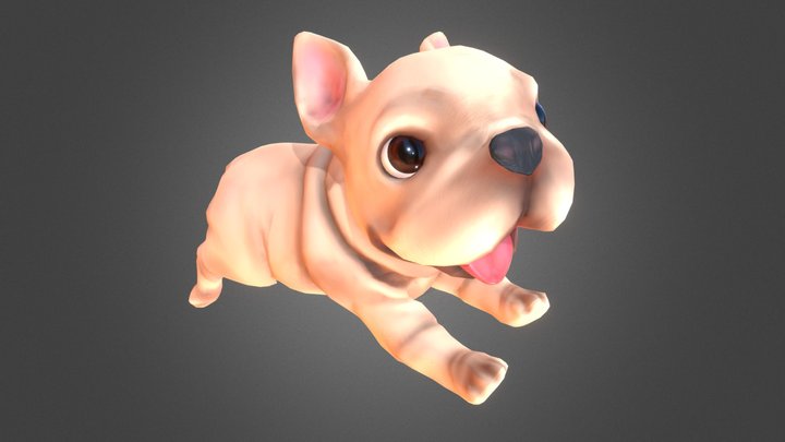 French Bulldog 3D Model