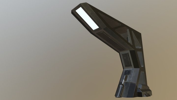 Sci-Fi Arch Light 3D Model