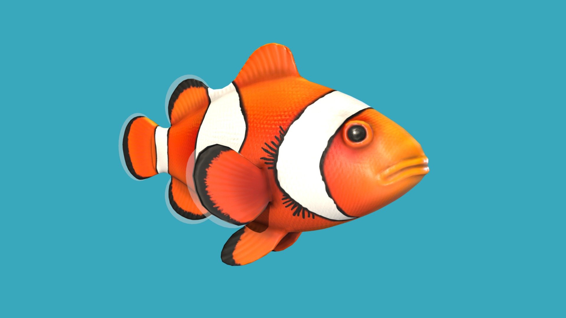 Clownfish - Download Free 3D model by Bindestrek (@KNUT-OLAV_UTISTOG ...