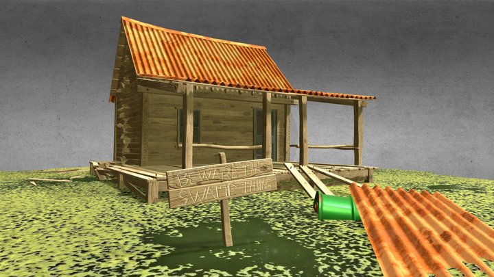 Swamp House 3D Model