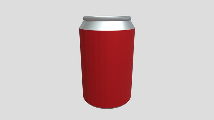 Red Can 3D Model