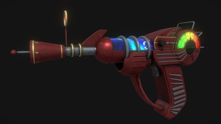 RayGun BO2 3D Model