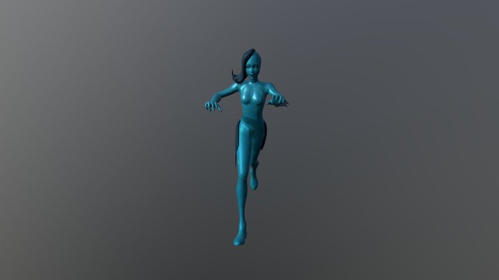Sirena Running 3D Model