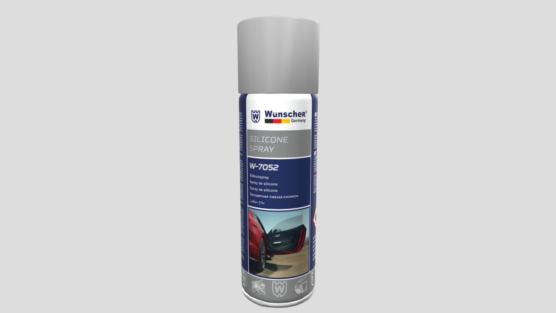 W7052 Silicone Spray — Sketchfab embed 3D viewer