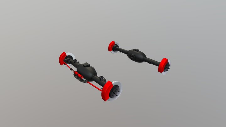 Monster Truck / Crawler AXLES 3D Model