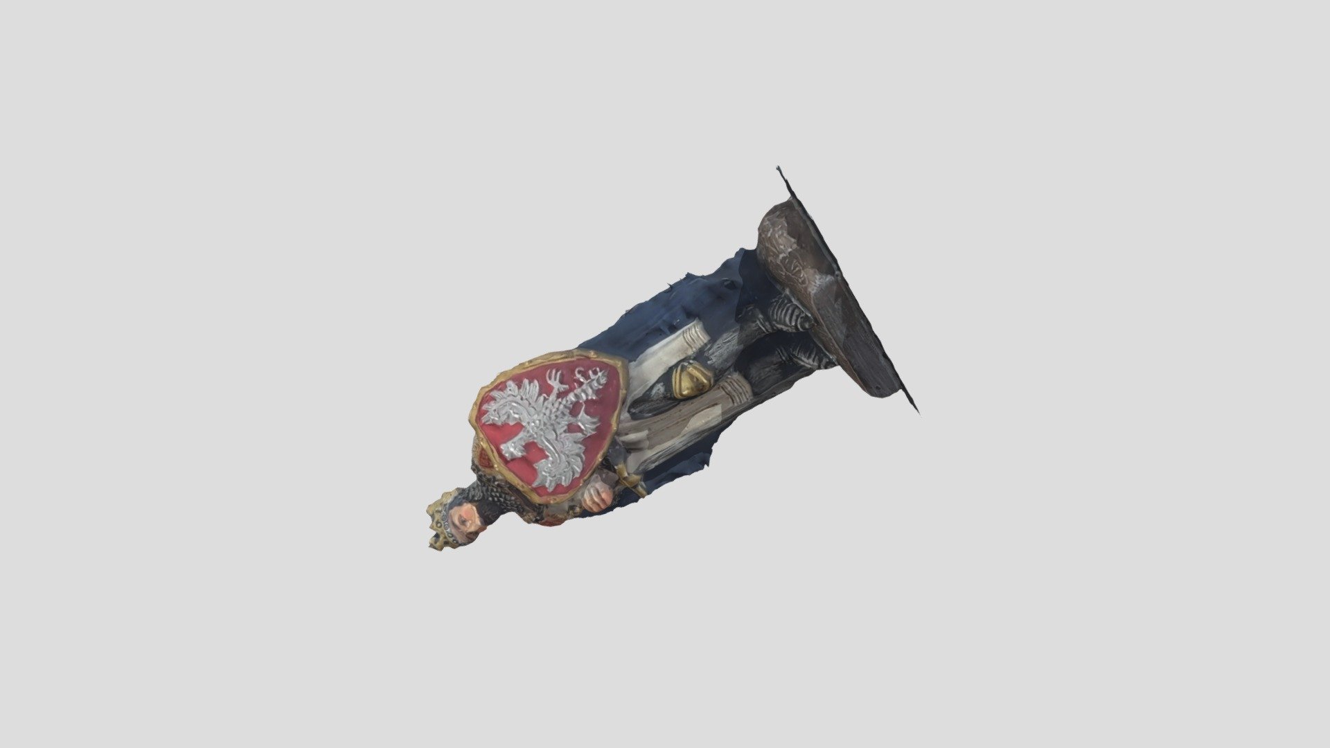 Painted King Figure