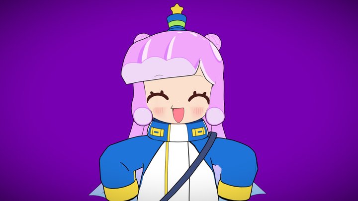 Puniru wa Kawaii Slime Anime 3D 2 3D Model
