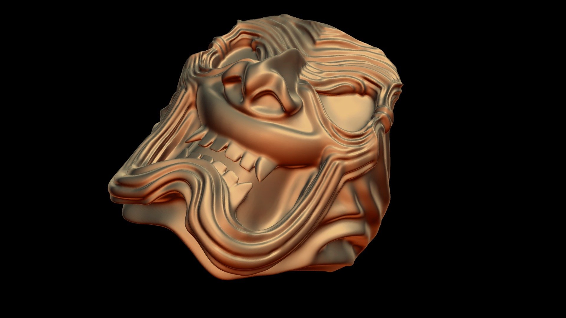 Onryo Mask Ring — Sketchfab embed 3D viewer