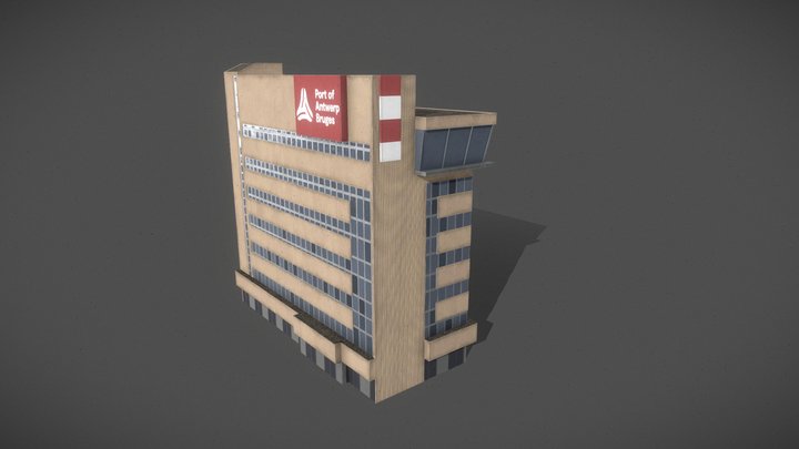 Port of Antwerp-Bruges (Zeebrugge) 3D Model