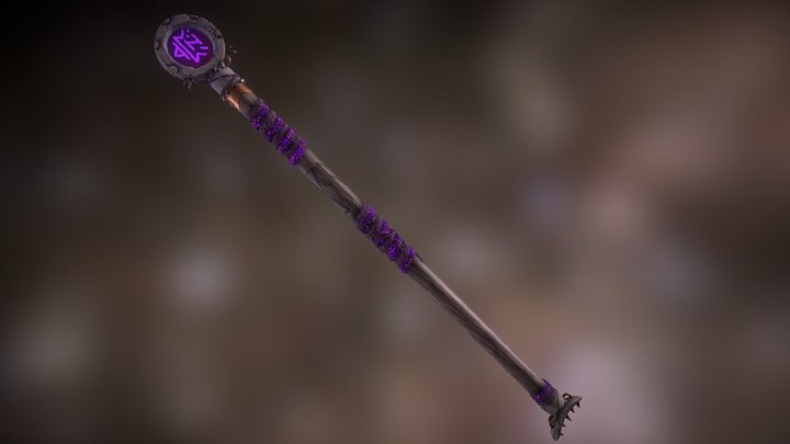 Void Staff 3D Model
