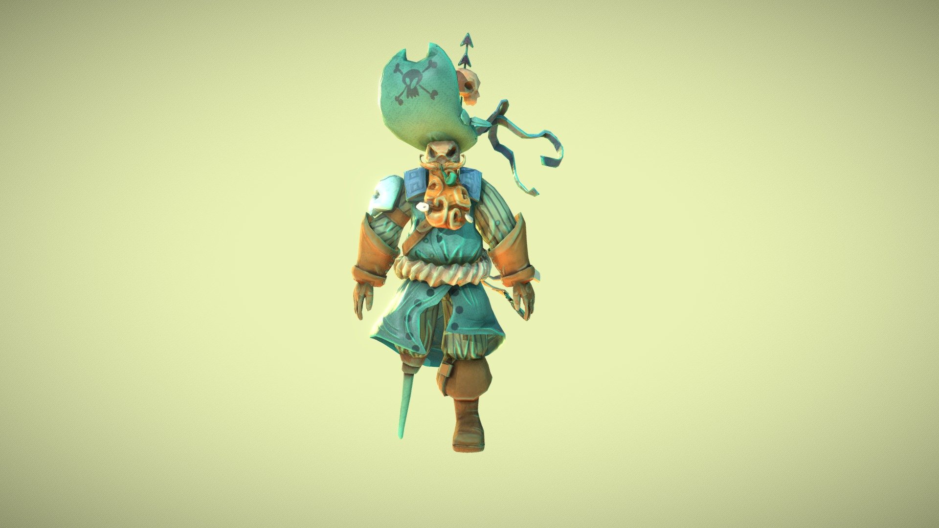 DeadPirate - Basic Pose