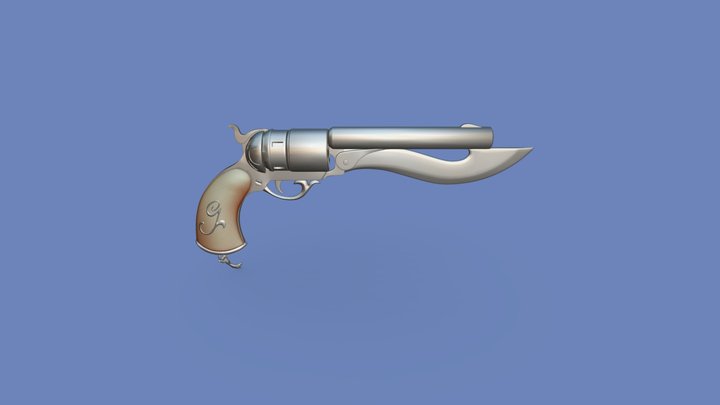 Revolver Sunrise - Princess Hunter 3D Model