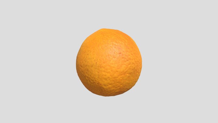 Orange - Photogrammetry 3D Model