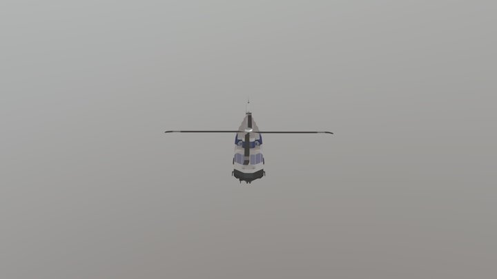 Luxury Helicopter 3D Model