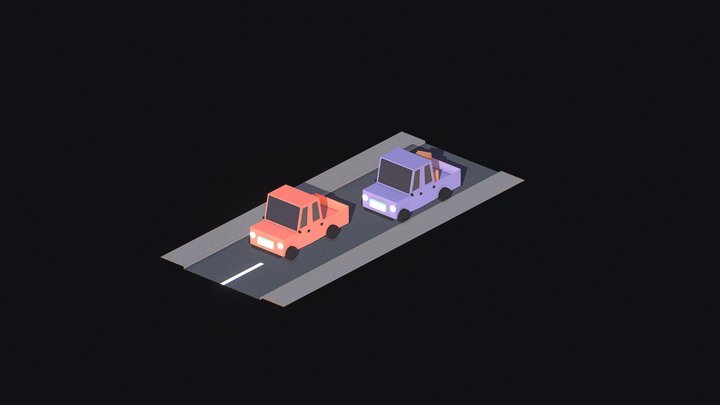 Mini Cars 3D Model