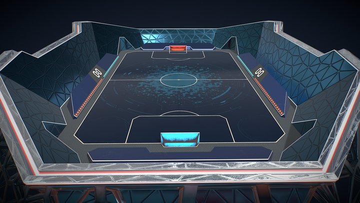 Glow Stadium 2 3D Model