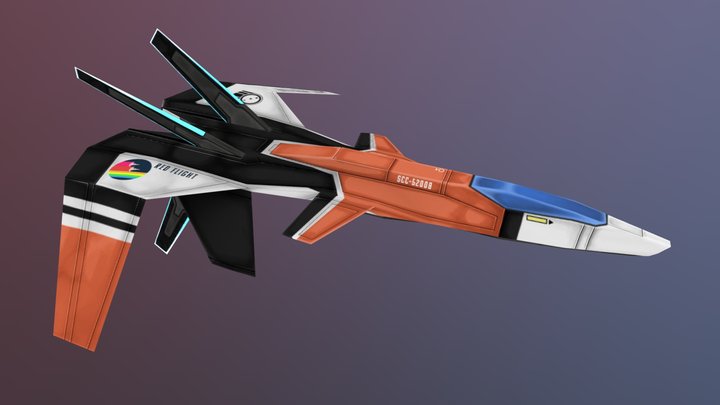 DT-94 'Guardian' (Red Flight) 3D Model