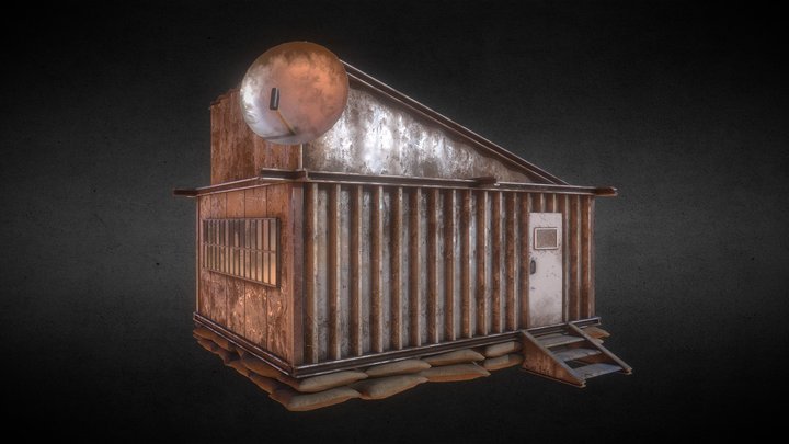 Post apo racing game house v2 3D Model