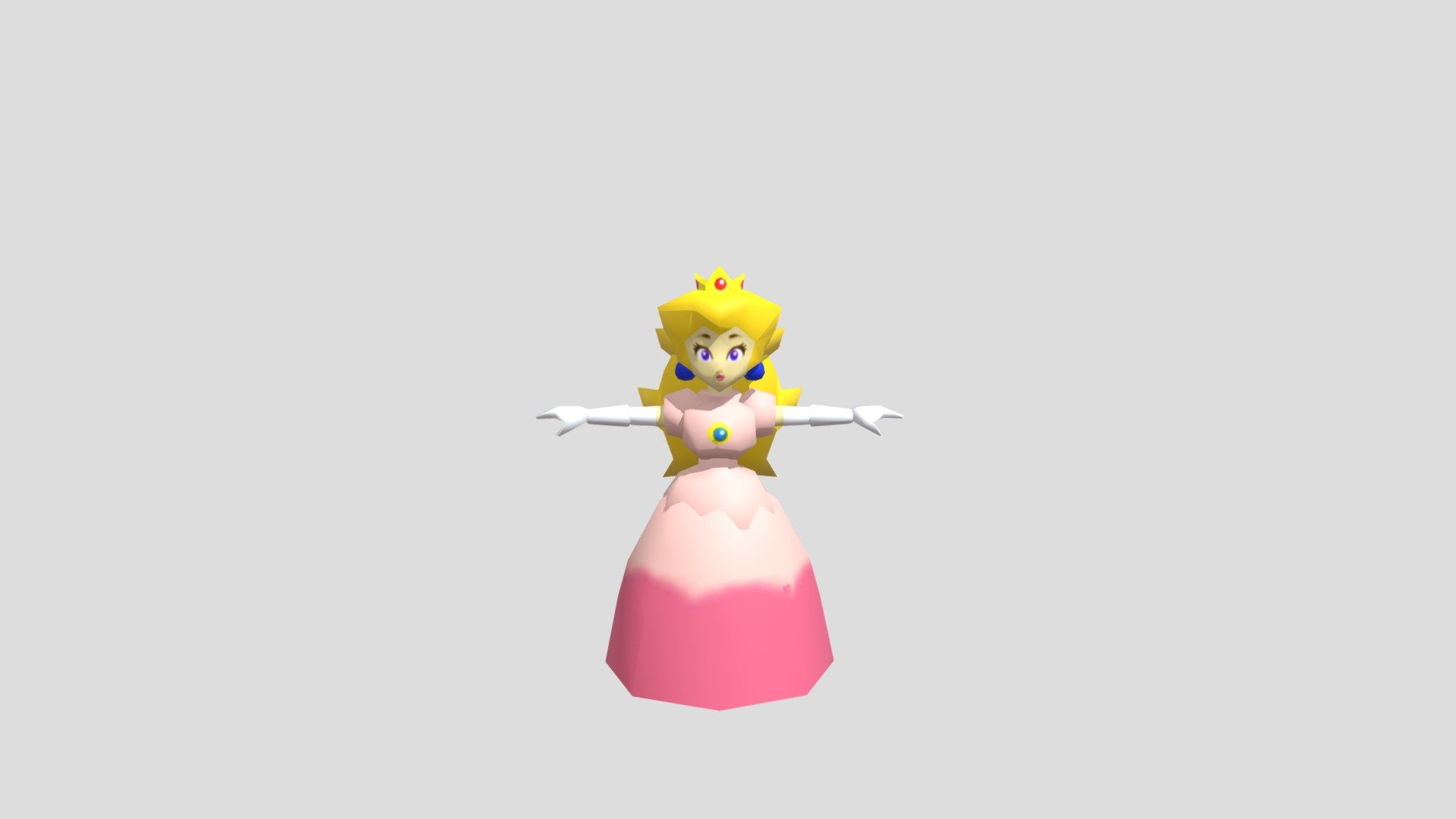 happy cute Peach 64