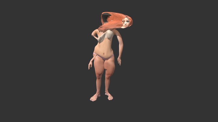 mujer 3D Model