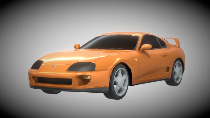 1998 Toyota Supra RZ 3D Model