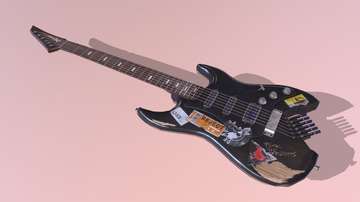 guitar_LP 3D Model