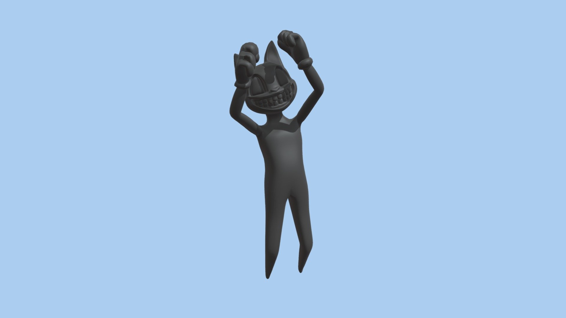 Cheering - Download Free 3D model by long horse, cartoon cat, siren ...