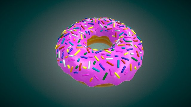 Le Donut 3D Model