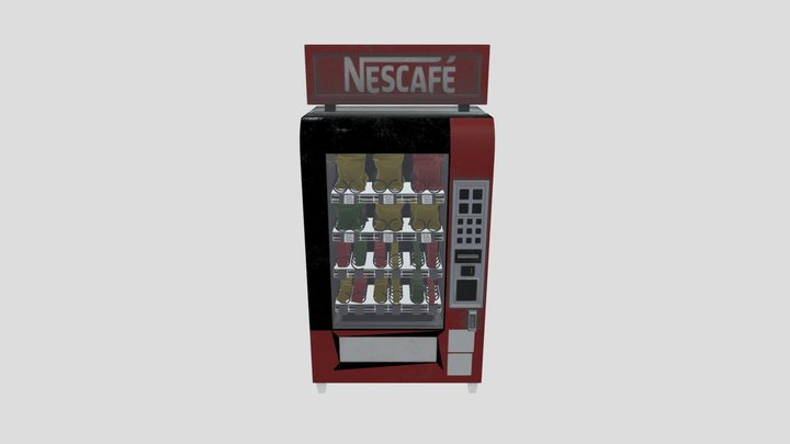 3D nescafe coffee machine - TurboSquid 1157428