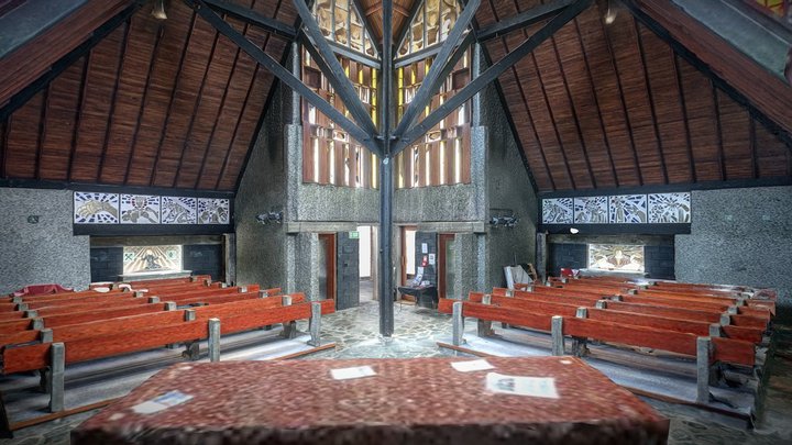 Futuna Chapel Interior 3D Model