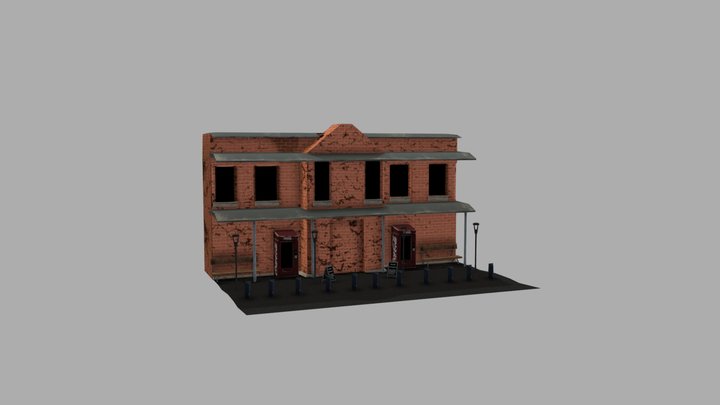 Train Station (Final Model) 3D Model