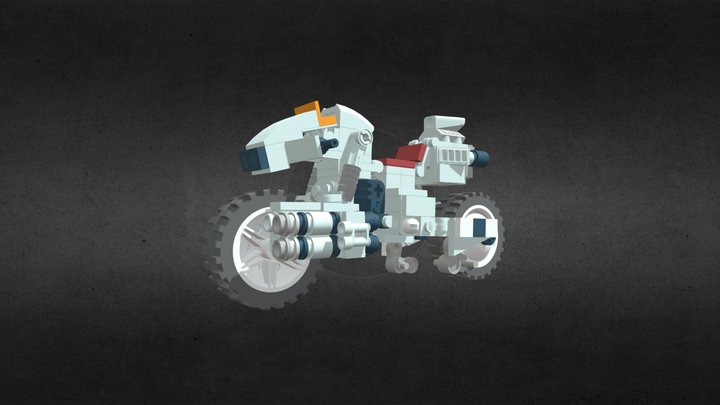 Mospeada VR052F Cycle Mode 3D Model