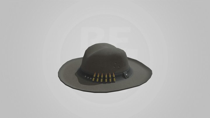 Bandit hat 3D Model
