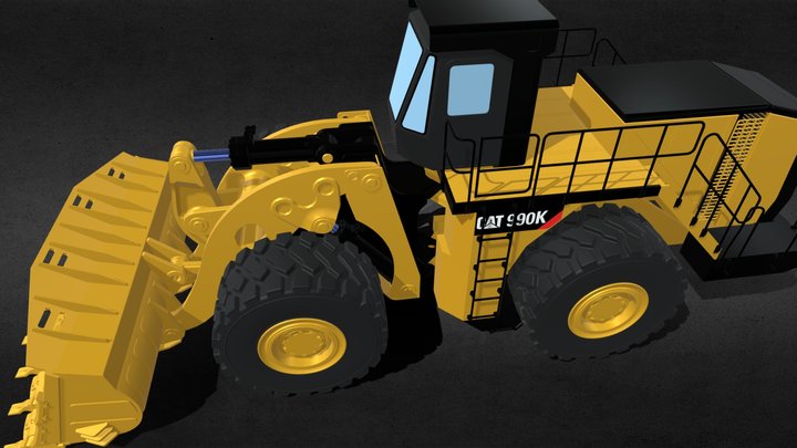 Cat 990k 3D Model