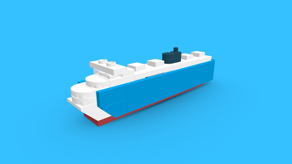 LEGO Micro RoRo Ship MOC [#0377]
