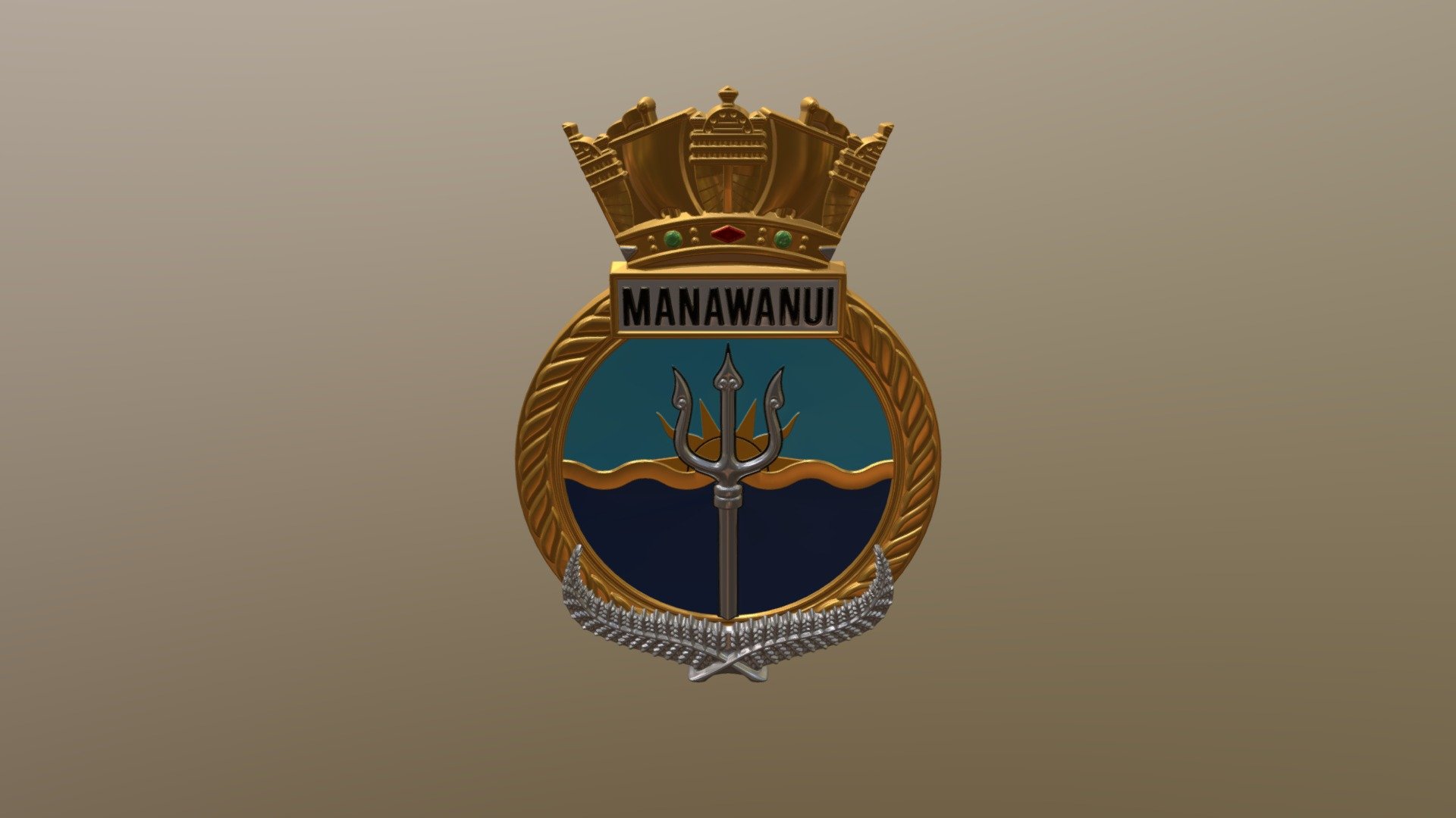 HMNZS Manawanui Crest