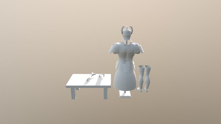 Knight Armour 3D Model