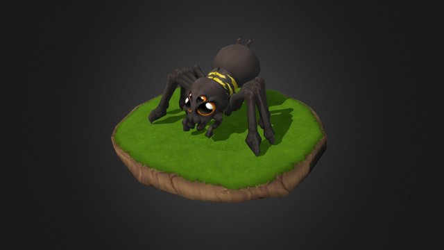 Charlotte - Spider Baby 3D Model