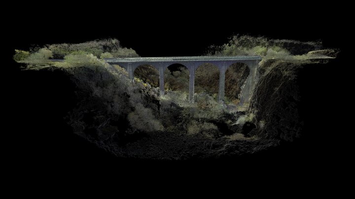 Viaduc Petite Ravine - Trois Bassins 3D Model