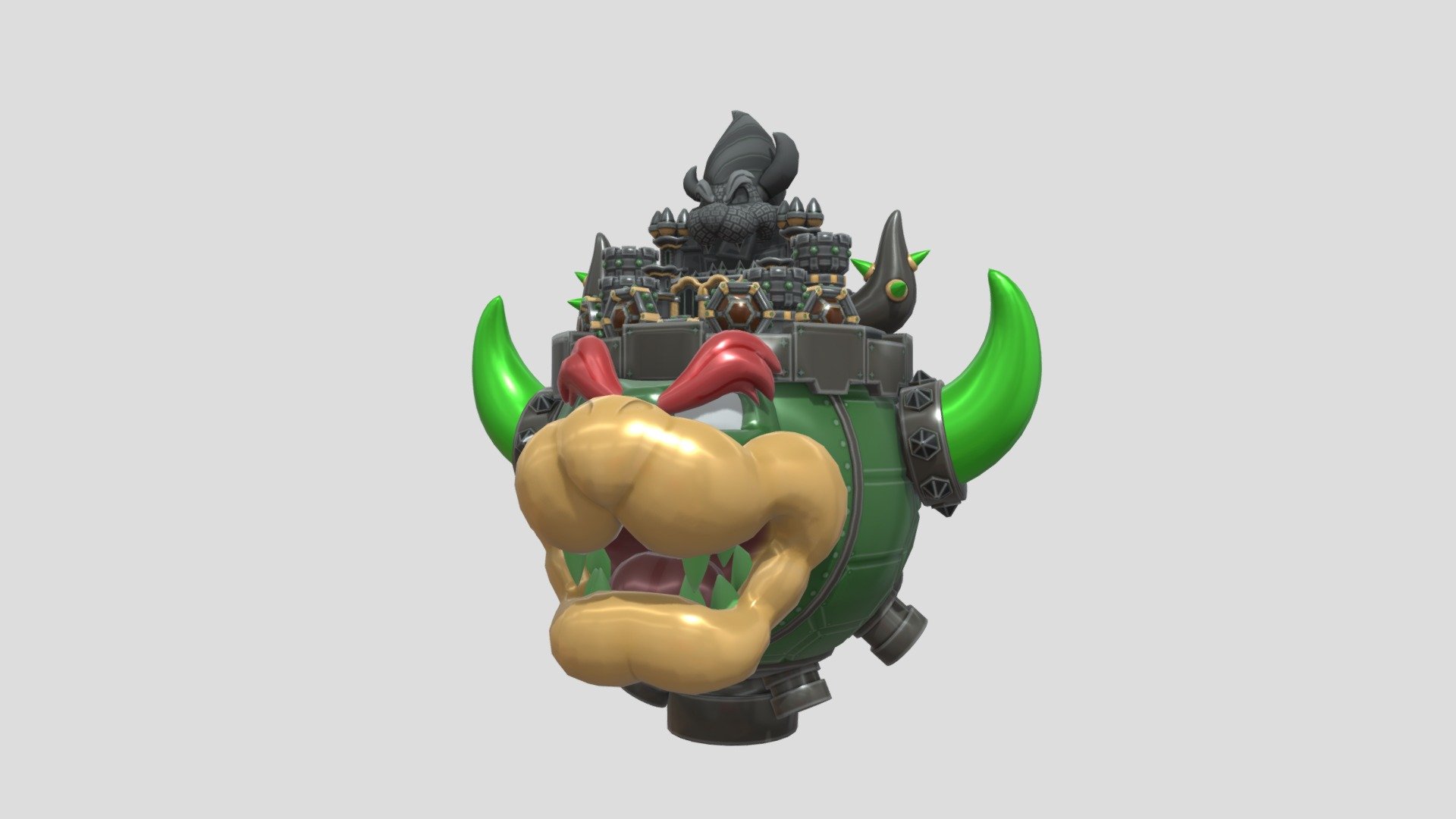 Bowser Super Mario Bros 3D Printing model 3D model 3D printable