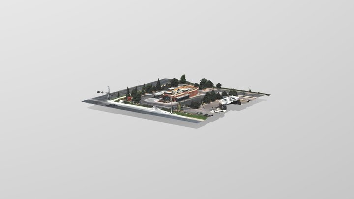 Chick_Fila_Exterior_Mesh (1) 3D Model