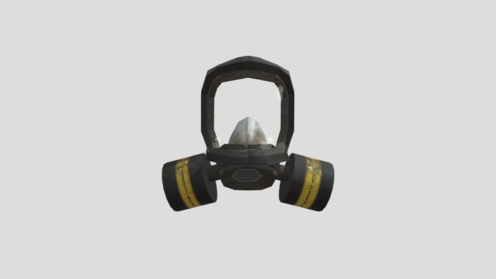 Broken Gas Mask 3D Model