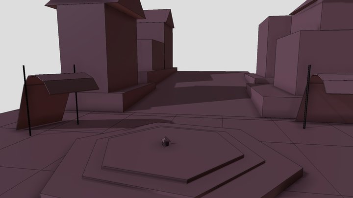 Environmental Block Out 3D Model