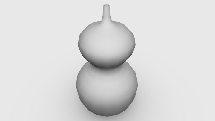 Bottle (Gourd) 3D Model