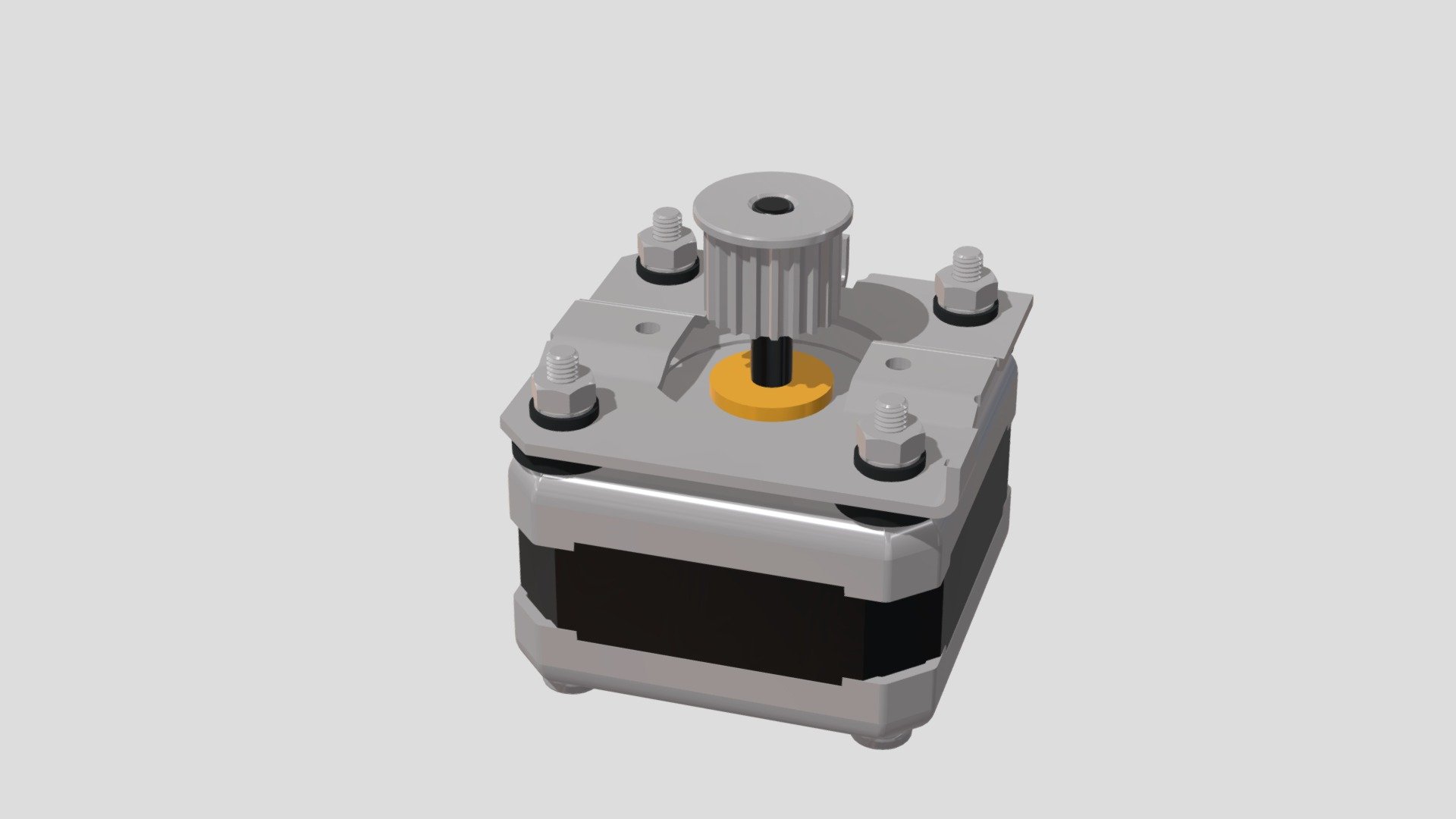 EM-257 Stepper Motor - 3D model by diygoodies [ba3edd3] - Sketchfab