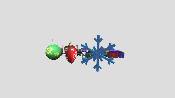 Gorilla Tag Cosmetics // Christmas 3D Model