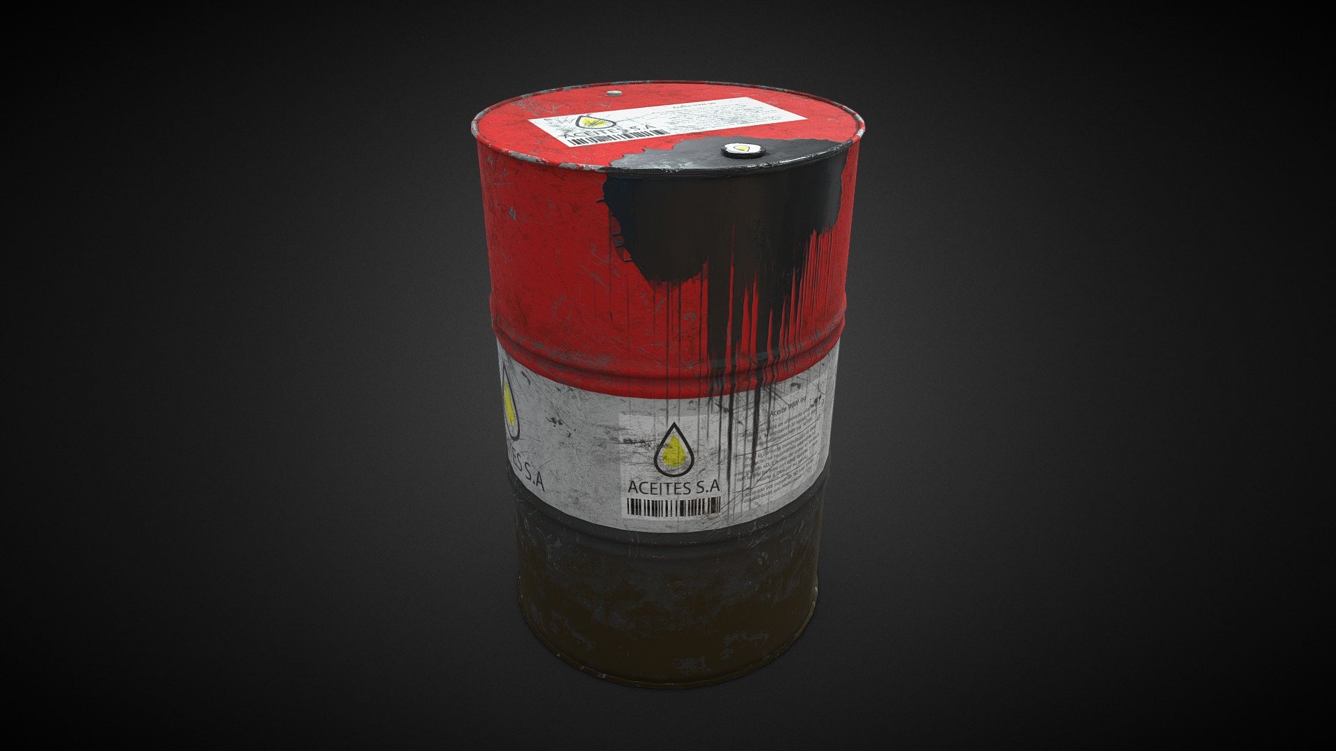 🎮 Oil Barrel by 3D Más 😍 [Free Assets]