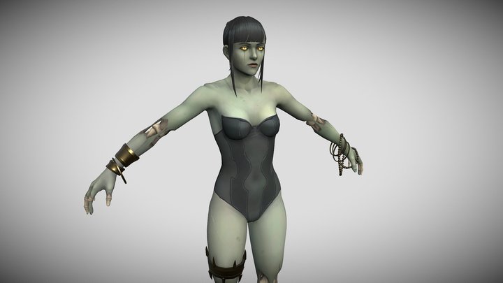 Forsaken Woman (WIP) 3D Model